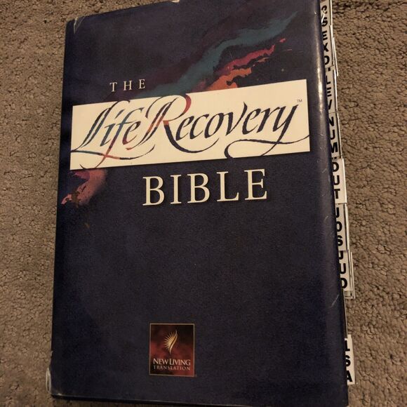 The Life Recovery Bible NLT by Stephen Arterburn and David Stoop Hardcover - Picture 1 of 3
